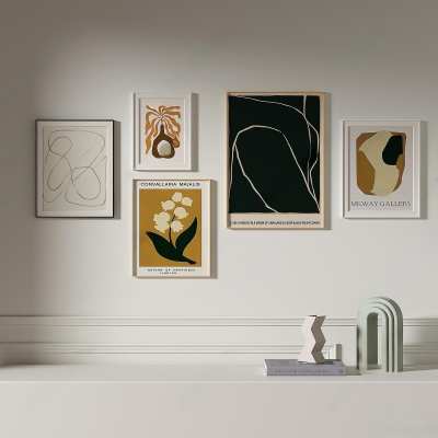 现代装饰画3D模型下载